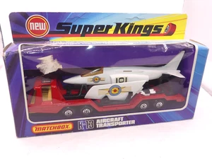 Matchbox Lesney Super Kings K-13 Aircraft Transporter, 1975, MINT, Original Box - Picture 1 of 12