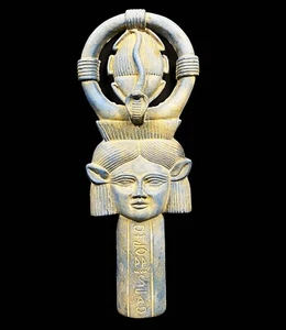 Egyptian Ankh of Goddess Hathor - Picture 1 of 5