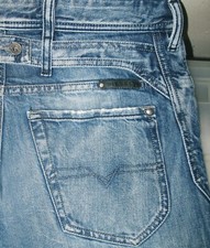 HOT Men's DIESEL JODAR 8B9 COMFORT LOOSE CARROT DISTRESS Jeans 29x28 (Fit 31x28)