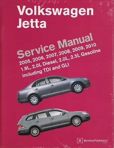 2005-2010 Volkswagen Jetta Repair Service Shop Manual (A5) Book VJ10 - BRAND NEW - Picture 1 of 1