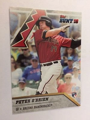 2016 Topps Bunt #134 - Peter O'Brien - Arizona Diamondbacks (RC) - Image 1 of 2