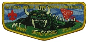 Parche Grand Hodag 2006 NOAC OA Conference YEL BDR (LX262) - Imagen 1 de 2
