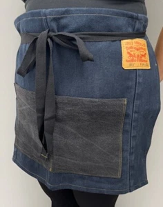Levi’s Reworked Waist Apron With Pockets Navy/ Black Denim - Picture 1 of 7