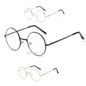 Nur rundes Metallgestell ohne Linse für Lesebrille Harry Potter Stil UK-Verkäufer - Bild 1 von 5