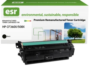 Tóner compatible para HP 508X cartucho de tóner negro CF360X ESR - Imagen 1 de 5