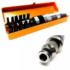 KIT GIRAVITE CACCIAVITE IMPATTO IN FERRO BATTENTE A PERCUSSIONE 13 PEZZI - Foto 1 di 6