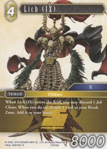 FINAL FANTASY TCG 1 X LICH (IX) 14-076C - COMMUN N0T FOIL - EARTH - Picture 1 of 1