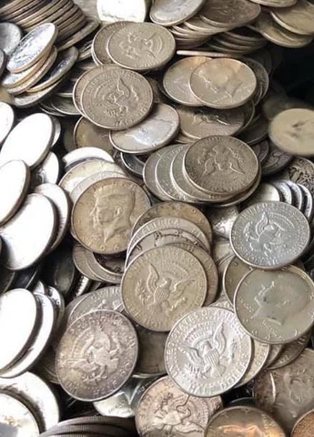 1964 Kennedy Coin Lot - 90% Silver Half Dollar Coins Collection Cover