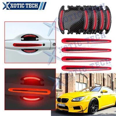 Película adhesiva envolvente reflectante para manija de puerta 3D 8 piezas para BMW E90 E92 F30 F31 F32 Foto 1 de 4