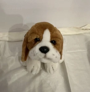 St. Bernard Brown White Dog Plush 12”  Stuffed Animal - Picture 1 of 9