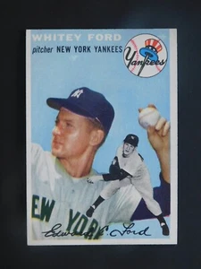 1954 Topps Baseball Card #37 Whitey Ford (EX-MT) - Picture 1 of 2