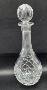 Vintage Leaded Cut Crystal Decanter With Stopper - Picture 1 of 5