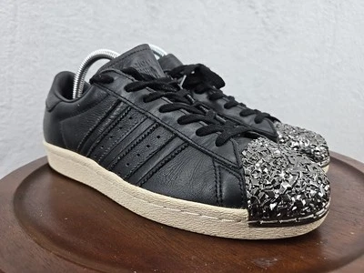 Size 7.5 - adidas Superstar 80s 3D Black W - Image 1 of 4