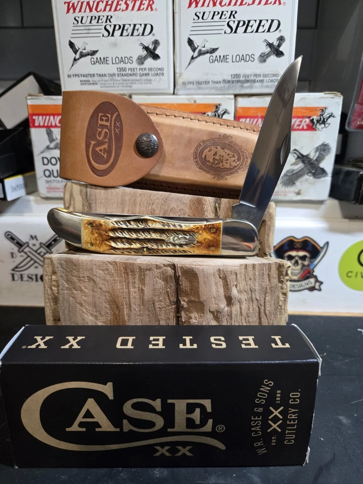 Estojo 6.5 Bonestag caçador dobrável novo na caixa. Vem com bainha. - Imagem 1 de 3