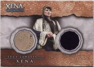 XENA : Beauty & Brawn Dual Costume Card DC8 "XENA" - Picture 1 of 2