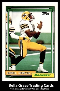 1992 Topps Darrell Thompson #589 Green Bay Packers NFL calcio - Foto 1 di 2