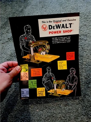 Vintage DeWalt Power Shop Sales Brochure - Image 1 of 4