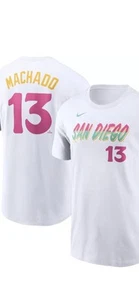 NWT Manny Machado #13 San Diego Padres Nike Jersey Shirt Size Youth XL 18-20  - Picture 1 of 3