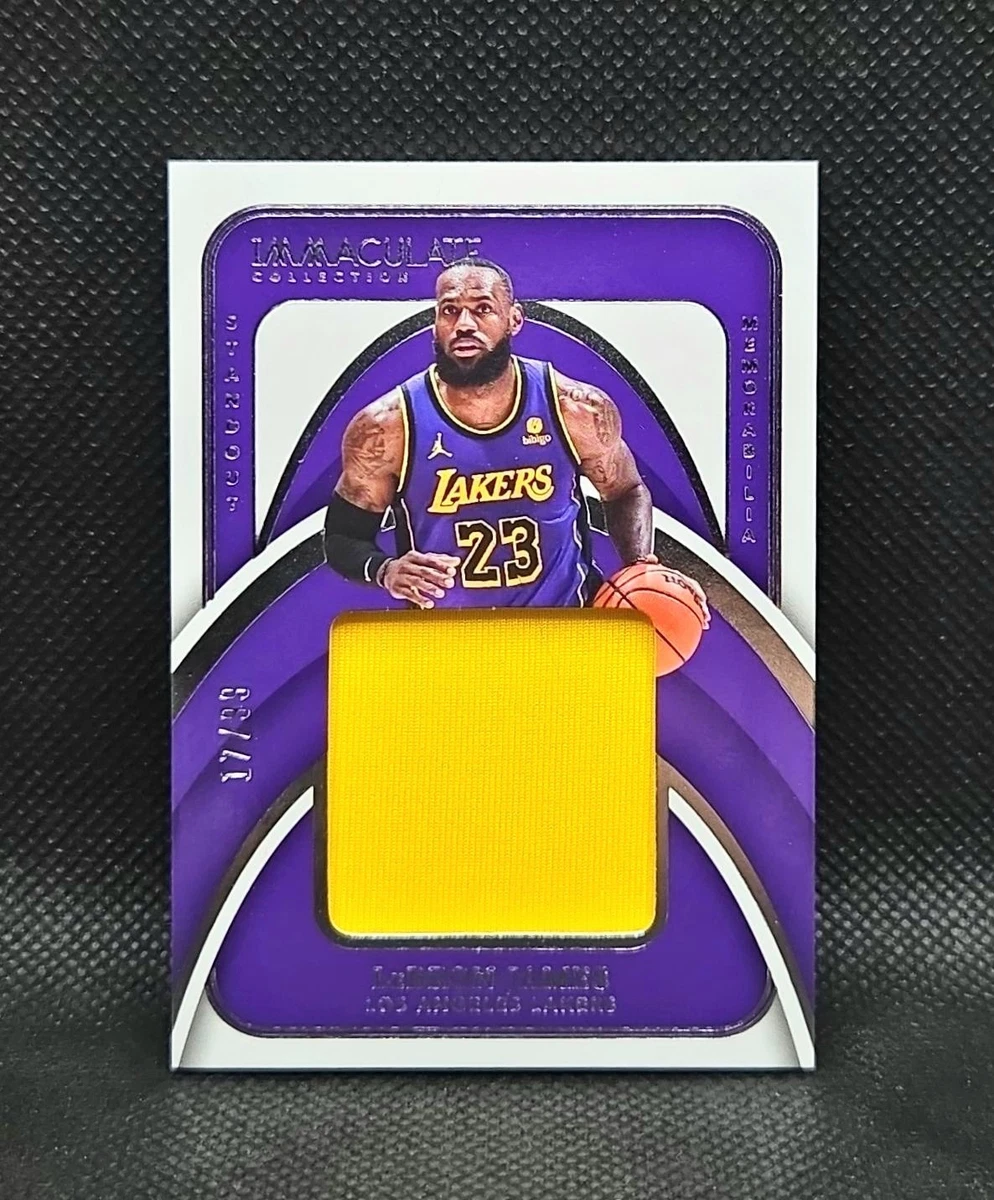 Panini LeBron James Piece of Authentic Basketball Trading Cards