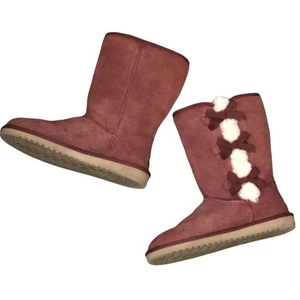 Dusty Rose color Victoria Tall Koolaburra Ugg Boots sz 12 - Picture 1 of 7