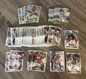 (110) 2022 BOWMAN UNIVERSITY FOOTBALL ROOKIE LOT INSERTS CHROME DRAFT CARTER ETC - Picture 1 of 1