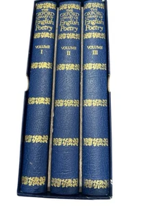The Oxford Library of English Poetry - 3 Volume Box Set... - Wain, John (ed). - Picture 1 of 3