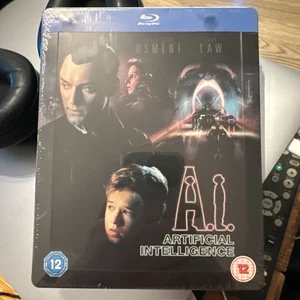 A.I. Artificial Intelligence Blu-ray Steelbook Jude Law Haley Joel Osment - Picture 1 of 4