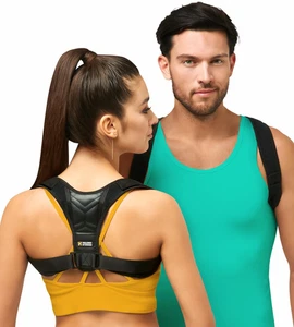 Corrector de postura ajustable para espalda mujeres hombres 33-42" alisador de hombros - Imagen 1 de 11