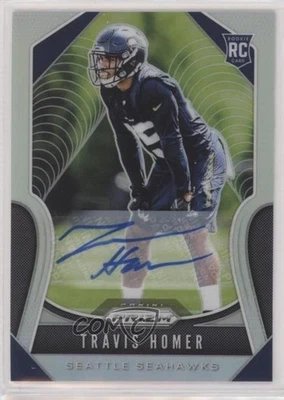 2019 Panini Prizm Rookies Silver Prizm Auto Travis Homer #340 Rookie Auto RC - Image 1 of 2