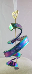 Hallmark Keepsake Metal Suncatcher Ornament 2021 Rainbow Metal Love Is Love NIB - Picture 1 of 11