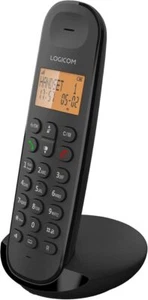 Logicom ILOA 150 Schnurloses Festnetztelefon Schwarz DECT Analog 4 Stunden Gespr - Imagen 1 de 5