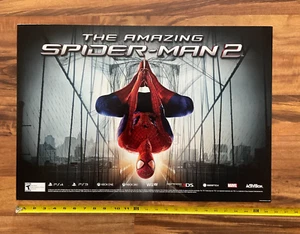 Letrero de exhibición de tienda de videojuegos Amazing Spider-Man 2014 publicidad promocional 18x25 - Imagen 1 de 5