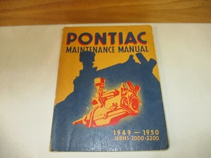 1949 1950 Series 2000-2200 Pontiac Maintenance Manual GM General Motors Canada - Picture 1 of 12