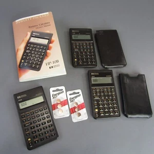 Hewlett Packard HP 10B Business Calculator Lot of 4 Tested and Works Batteries - Picture 1 of 6