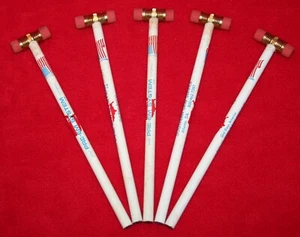 Lote de 5 lápices borradores de doble gavel vintage SOUTHERN SAW SERVICE Atlanta GA - Imagen 1 de 5