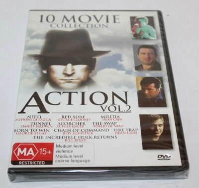 Action Vol.2 10 Movie Collection DVD Brand New Nitti Hulk Returns The Swap - Image 1 of 2