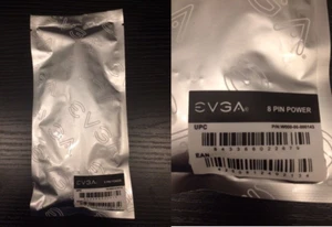 EVGA Dual PCI-e 6-pin to PCI-e 8-pin Video Card Power Adapter - Picture 1 of 3