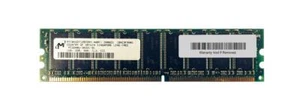 1GB DDR1 PC3200E 3200E DDR1-400 400MHZ 184PIN ECC NON-REG DUAL RANK 64X8 18CHIPS - Picture 1 of 1