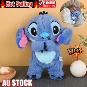 Stitch Breathing Musical Soothing Doll Sleep Toys Anxiety Relief Plush Toy G DX - Picture 1 of 10