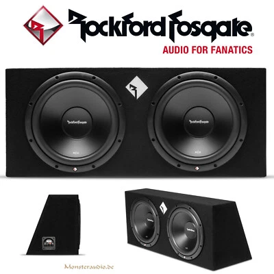 Rockford Fosgate 1000 Watt 2x 30cm Sub PRIME R2-2X12 Dual-Subwoofer 2 Ohm - Bild 1 von 4