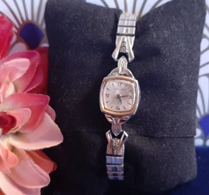 Vintage BENRUS White 10K RGP WOMEN'S WATCH - Picture 1 of 13