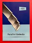 DDR Broschüre Prospekt CARL ZEISS JENA 1956 Parallel Endmaße   ( F21881