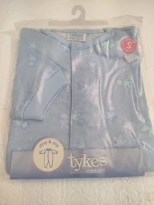 🎈Tykes Baby 0-3 Mos. Long Sleeve Sleep & Play Wear One Piece - Picture 1 of 4
