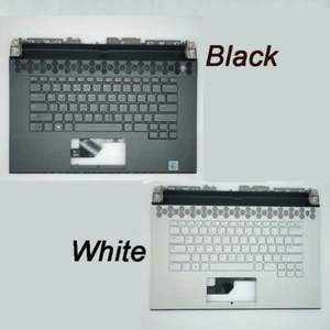 Palmrest &US English RGB/Normal Backlit Keyboard for Dell Alienware M15 R3 R4 - Picture 1 of 5