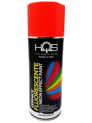 HQS SPRAY Vernice Spray HQS Rosso Fluo 400 ml