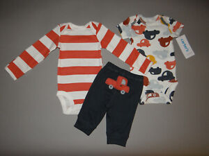 NWT, Baby boy clothes, 6 months, Carter's 3 piece set/   ~SEE DETAILS ON SIZE~