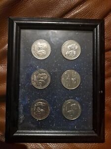 Star Trek 1 Dollar Republic Of Liberia  1998 Coin Collection X6