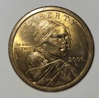 2000 p sacagawea one dollar coin