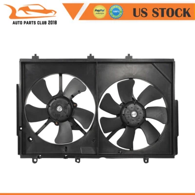 Fit For 2003 2004 2005 2006 Mitsubishi Outlander radiator condenser fan Foto 1 de 4