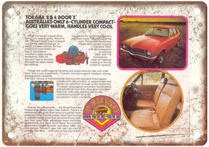 1972 Holden Torana Vintage Auto Ad Retro Look Blechschild AN3591 - Bild 1 von 2